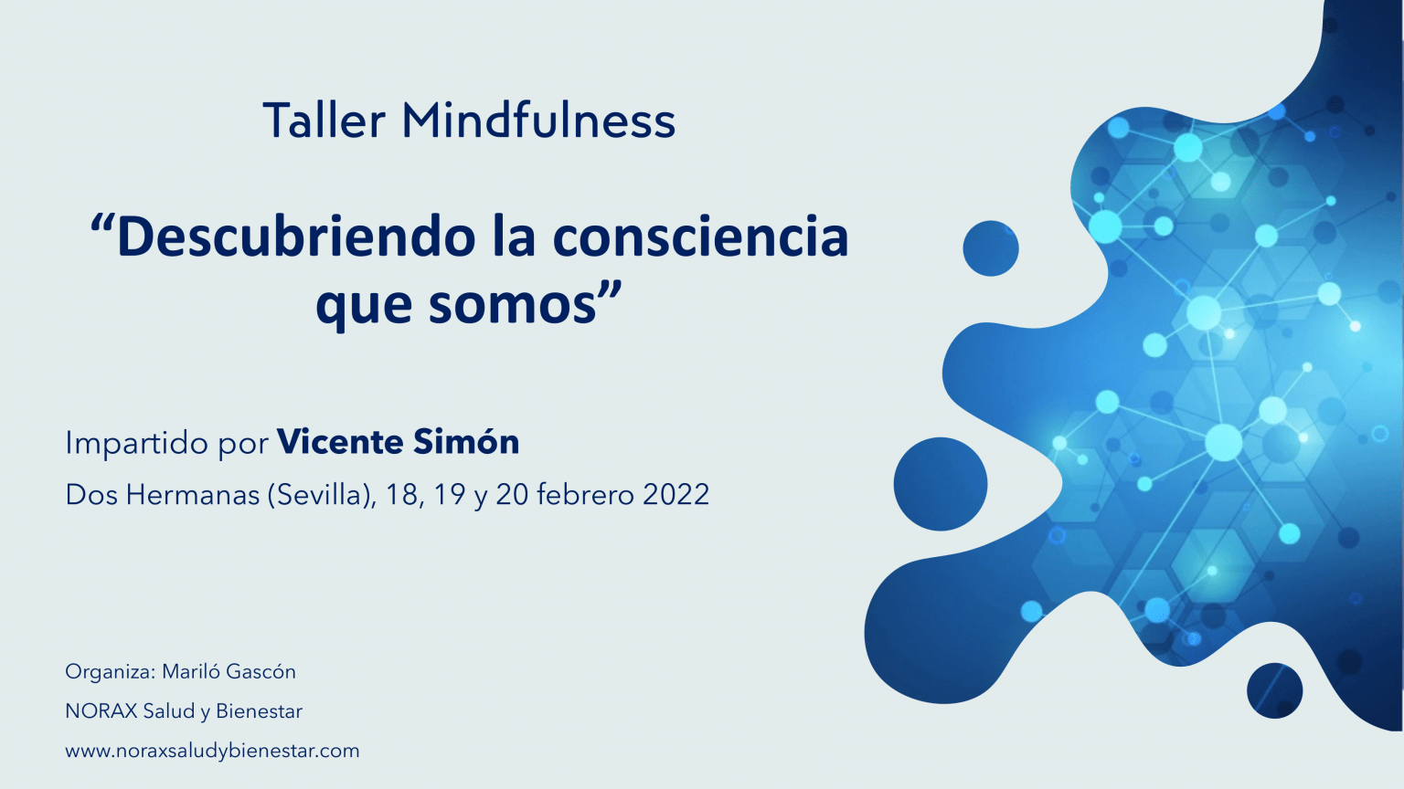 Publicidad taller mindfulness